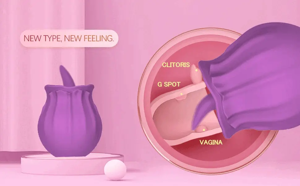 Rose vibrator for women